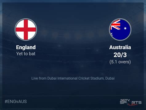 ENG vs AUS Live score .